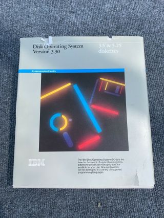 1987 Ibm Disk Operating System Version 3.  30 Dos Technical Reference & Diskettes