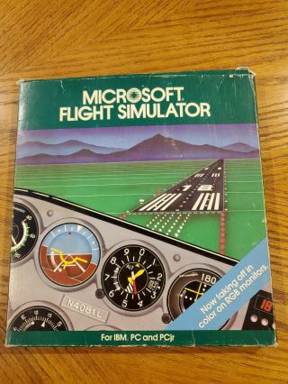 Vintage Microsoft Flight Simulator