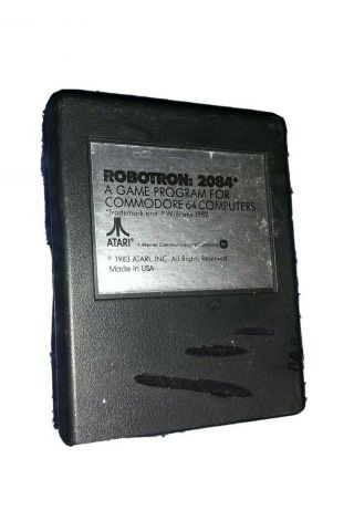 Commodore 64: Robotron 2084 Game - C64 Cartridge - &