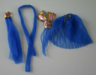 Rare Vintage She - Ra Blue Fantastic Fashions Fit To Be Tied Complete