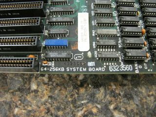 Vintage 1987 IBM 5160 XT 64 - 256KB SYSTEM BOARD 6449019 FRU 8529254 2