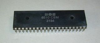 Mos 6510 Cbm (cpu) 40 - Pin Dip