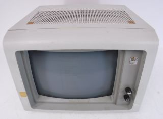 Vintage 1986 Ibm 5151 Monochrome Monitor 12 " Personal Computer Display Screen