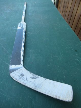 Vintage Wooden 57 " Long Hockey Stick Goalie Bauer Supreme One 7