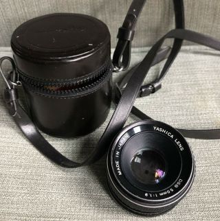Vintage Yashica Lens Dsb 2:2.  9 50mm Film Camera Lens