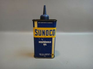 Vintage Sun Oil Sunoco Household Oil Can - 4oz Handy Oiler