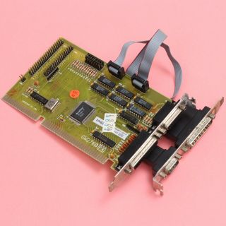 16bit Isa Multi I/o Card 2xserial,  Parallel,  Game Port Floppy/ide Hdd Controller