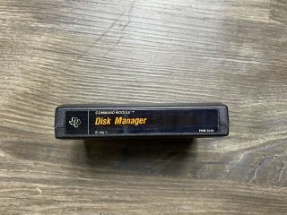 Rare And Ti - 99/4a System Cartridge Disk Manager 1.  0