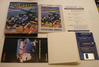 Highly Rated Gunship By Microprose For Atari St