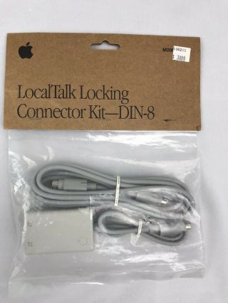 Apple Localtalk Connector Kit - Din - 8,  Vintage,  Nos,