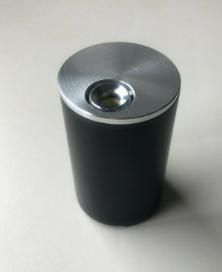 Braun T2 Cylindric Table Lighter By Dieter Rams 60s Vintage Black