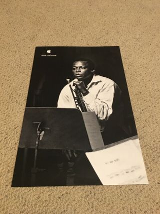 Miles Davis Think Different Poster Apple Computer