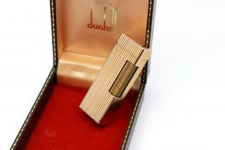 Dunhill Rollagas Lighter Pinstripe Finishing - 18k Gold On Brass - From 70 