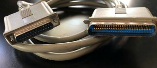 Vintage DB25 to CN50 SCSI Cable 6FT Apple? 2