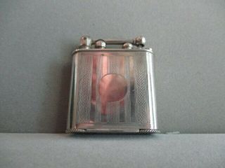 Antique Douglas Push Button Automatic Lift Arm Pocket Lighter