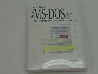 Microsoft Ms - Dos Operating System