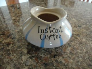 Vintage Holt Howard Pixieware Instant Coffee Jar No Spoon