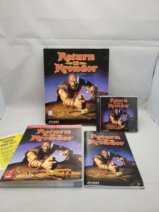 Vintage 1998 Return To Krondor Rpg Big Box Pc Game By Sierra