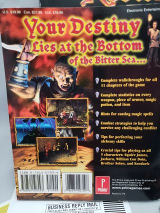 Vintage 1998 Return to Krondor RPG Big Box PC Game by Sierra 3