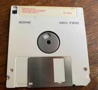 Vintage Macintosh SE/30 Diagnostic Software - 3.  5 Floppy Disk / 1989 MACTEST 3