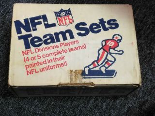 Tudor Nfl Electric Football Teams Sears Box Only Vintage 1970’s Nfc Afc