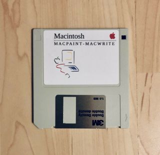  Macwrite,  Macpaint 400k Boot Disk For Macintosh 128k,  512k,  Plus,  Se,  Classic