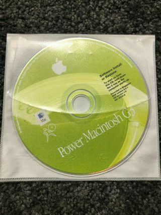 Power Macintosh G3 Software Install And Restore Cd Os 8.  5.  1 - 691 - 2078 - A