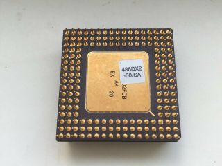 486 DX2 - 50,  Intel A80486DX2 - 50,  A80486DX2 - 50/SA,  with heatsink,  Intel 486 DX2 - 50 2
