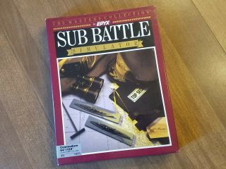 Sub Battle Simulator - Commodore 64 - Epyx 1987 - - Vintage