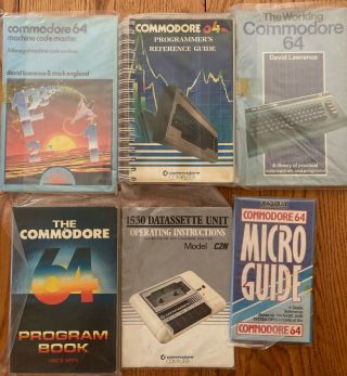 Various Commodore 64 Books And Manuals Including Programmer 
