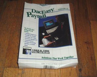 Daceasy Payroll Version 4.  0 - 3.  5 " & 5.  25 " Floppy Disks For Dos 2.  1
