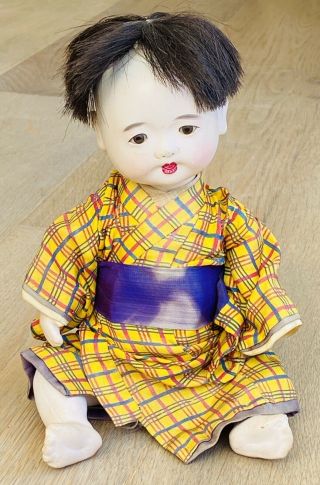 Antique/vintage Large Japanese Gofun Doll