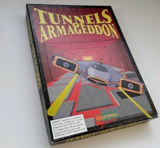 Tunnels Of Armageddon By California Dreams For Ibm Pc 3.  5 " Floppy Disc 1989