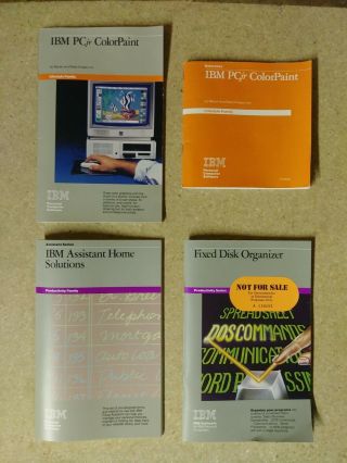 IBM PC Software Packages,  incomplete with Manuals,  no disks,  good for spares 2