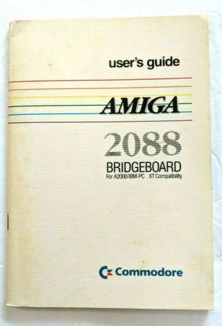 Commodore Amiga 2088 Software For Pc Bridgeboard User 