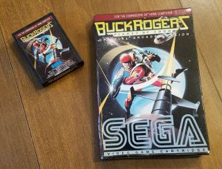 Buck Rogers Commodore 64 Game Cartridge - Vintage 1983 - -