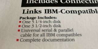 LapLink Lap Link Release III Includes Connection Cable IBM PC Computers. 2