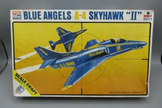 Vintage Nos - Esci Scale Craft 1/48 Blue Angels A - 4 Skyhawk " Ii " Kit - Sc - 4024