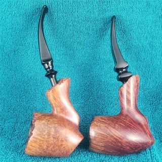 Great Estate Pipes Shop.  2 Noriding Danish Freehand Beauties