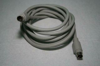 T403 - Vintage Apple Macintosh 590 - 0552 - A Mini Din 8 Male To Male Cable 6 Ft