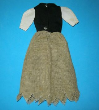 Vintage Barbie & Midge CINDERELLA Poor Dress 1964 Little Theater fashion 0872 3
