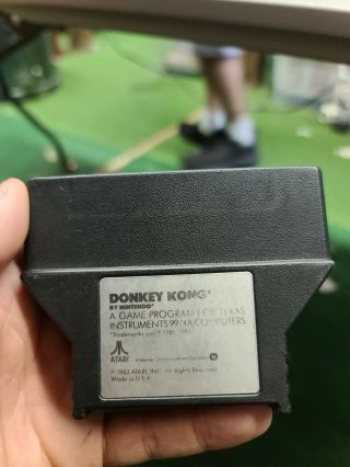 Donkey Kong For Texas Instruments Ti 99/4a Computer System Atari Nintendo