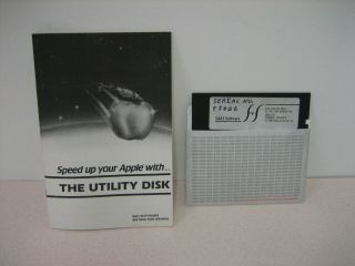 S & H Software - For Apple Ii - The Utility Floppy Disk