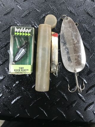 $$ Vintage South Bend Duper No.  516 Ch 1/16 Oz.  Fishing Lure And Others$$