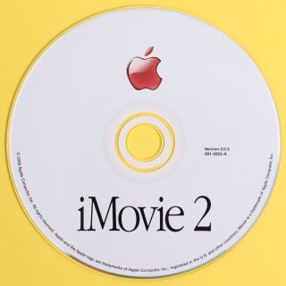 Apple Imovie 2 For Apple Imac G3 Powerpc Computers Version 2.  0.  3 691 - 2953 - A