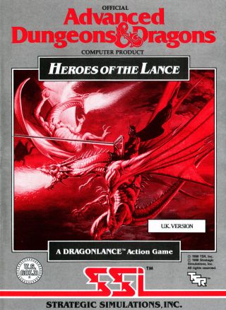 Commodore 64/128 - Heroes of the Lance - 3.  5 inch Disk for the 1581 3
