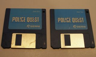 Police Quest By Sierra On - Line Disks For Apple Iigs