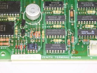 Vintage Heathkit Zenith Terminal Logic Board 204 - 1653 - 01 Computer Card Module 2