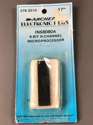 1977 National Semiconductor Ins8080an Archer/radio Shack - Nos,  Intel,  8080