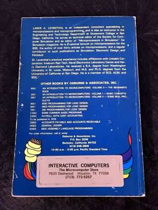 8080A/8085 Assembly Language Programming (S - 100 computers) 2